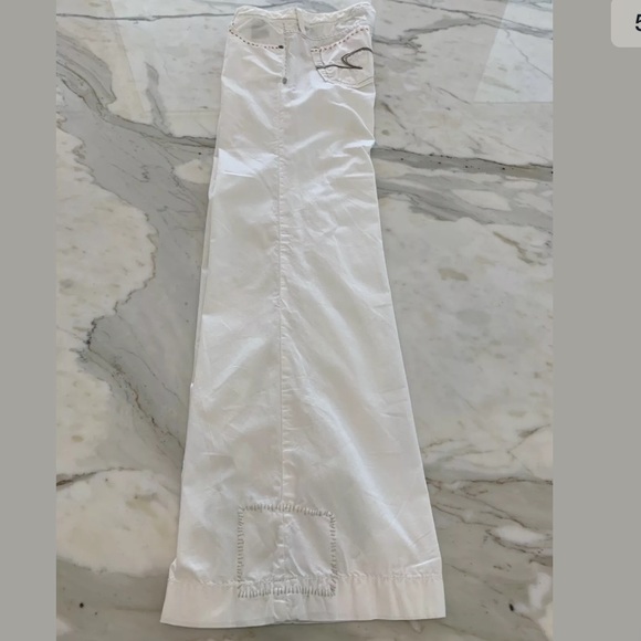 Z BRAND WHITE COTTON FLAIR JEAN STYLE PANTS SIZE 28 X 33 - Picture 5 of 16